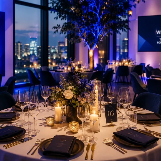 Caterer preparing food for an event