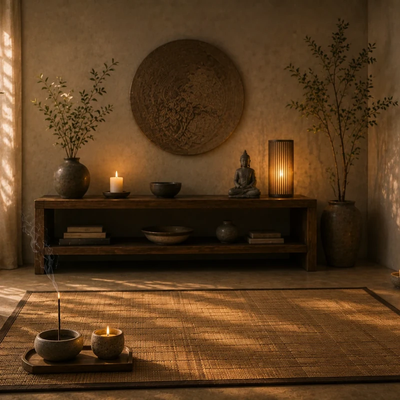 Holistic healer in a serene session space